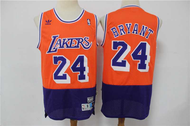 Lakers 24 Kobe Bryant Orange Navy Split Hardwood Classics Jersey,We sell and wholesale Lakers 24 Kobe Bryant Orange Navy Split Hardwood Classics Jersey on line form chian!